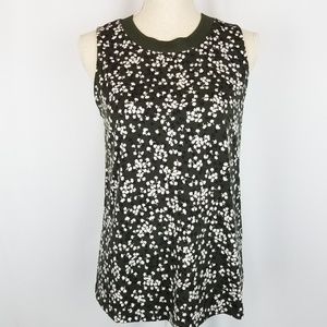 Banana Republic Sleeveless Floral Blouse